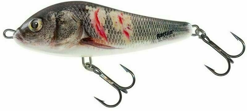 Isca nadadeira Salmo Rattlin' Slider Sinking Supernatural Wounded Dace 8 cm