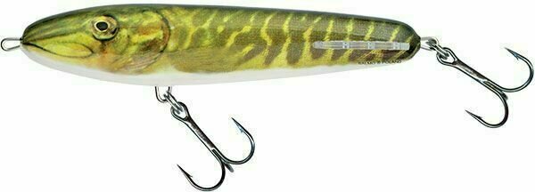 Isca nadadeira Salmo Sweeper Sinking Real Pike 10 cm 19 g