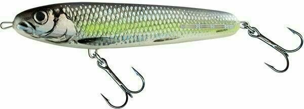 Fiskewobbler Salmo Sweeper Sinking Silver Chartreuse Shad 10 cm 19 g