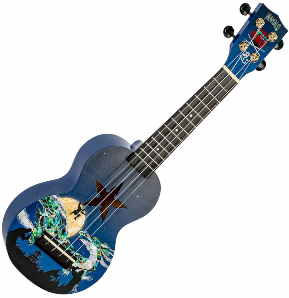 Sopránové ukulele Mahalo MA1NJ Art Series Sopránové ukulele Ninja