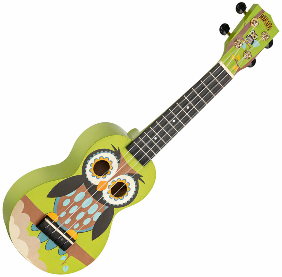 Sopránové ukulele Mahalo MA1WL Art Series Sopránové ukulele Sova