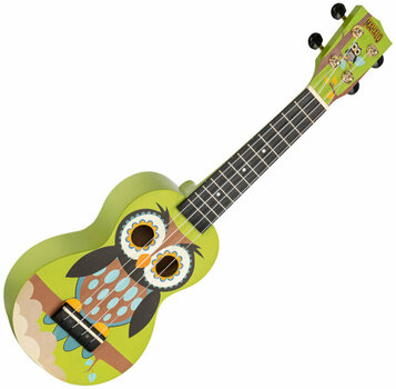 Sopránové ukulele Mahalo MA1WL Art Series Sopránové ukulele Sova - 1