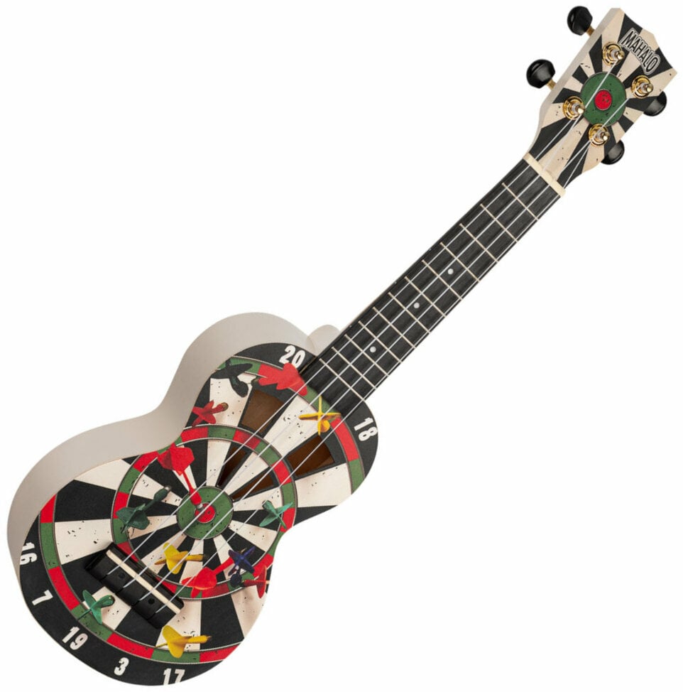 Sopránové ukulele Mahalo MA1DR Art Series Sopránové ukulele Šipky