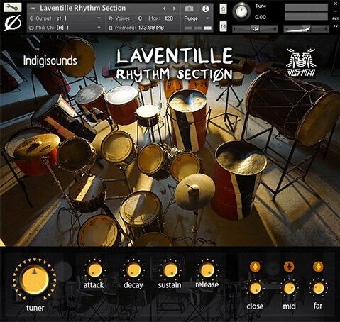 Software de estúdio de instrumentos VST IndigiSounds Laventille Rhythm Section (Produto digital)