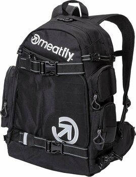 Lifestyle ruksak / Taška Meatfly Wanderer Backpack Black 28 L Batoh - 1