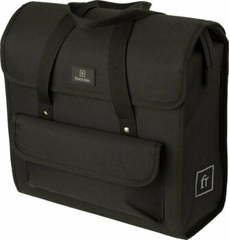 Kolesarske torbe Fastrider Lasse Luxe Shopper Single Bike Bag Basics Black 23 L - 1