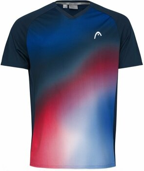 T-shirt de ténis Head Topspin T-Shirt Men Dark Blue/Print M T-shirt de ténis - 1