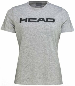 Teniszpóló Head Club Lucy T-Shirt Women Grey Melange L Teniszpóló - 1