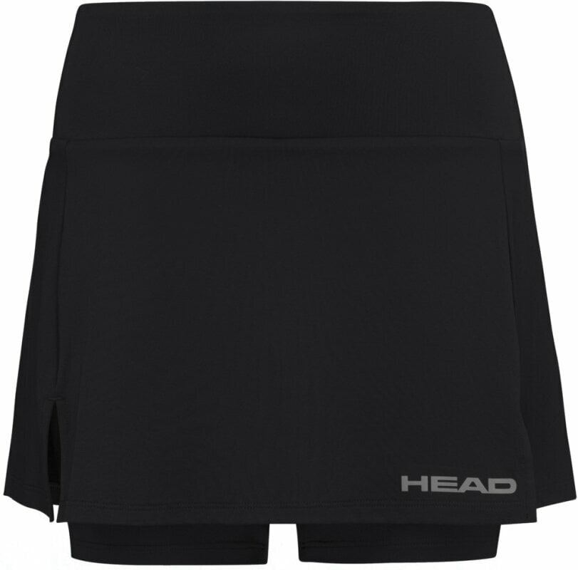 Tennisrokje Head Club Basic Skirt Women Black XL Tennisrokje