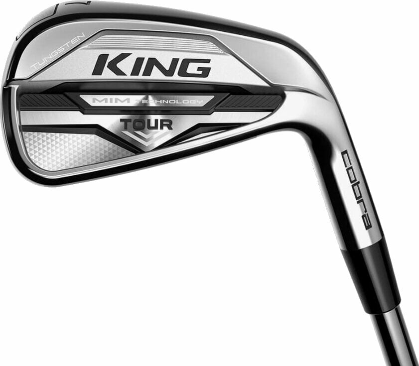 Kij golfowy - želazo Cobra Golf King Tour Mim Silver Irons 4-PW Right Hand Steel Regular