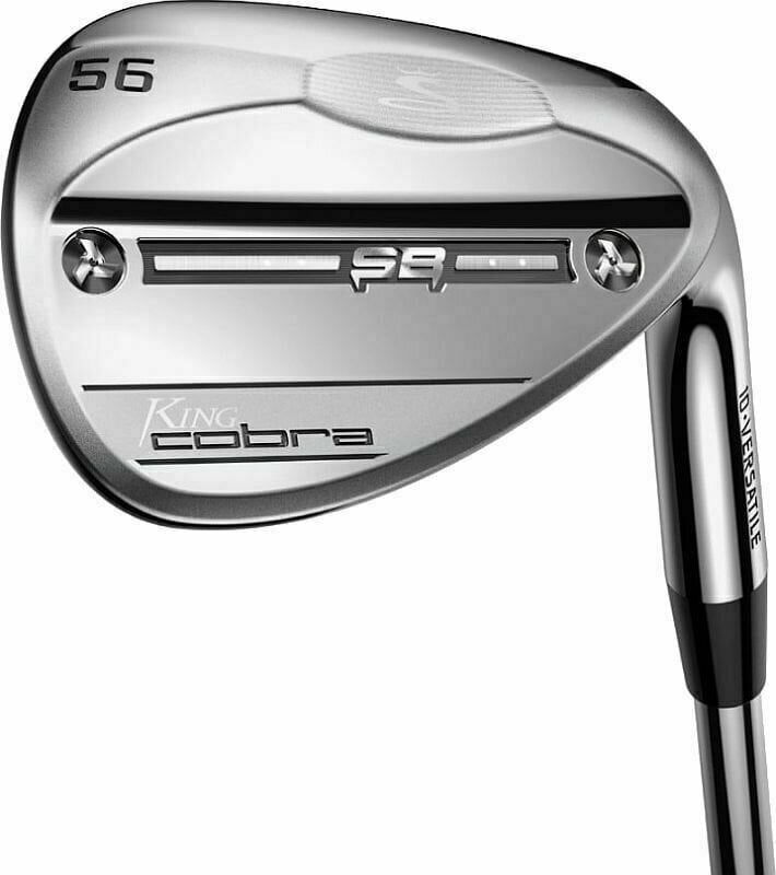 Стик за голф - Wedge Cobra Golf King Cobra SB Silver Versatile Wedge Right Hand Steel Stiff 56