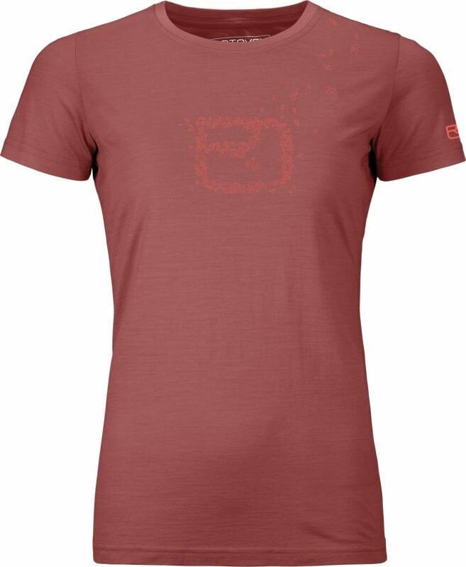 Levně Ortovox 150 Cool Leaves T-Shirt W Blush L Outdoorové tričko