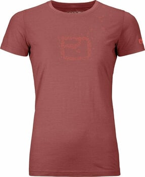 T-shirt outdoor Ortovox 150 Cool Leaves T-Shirt W Blush L T-shirt outdoor - 1