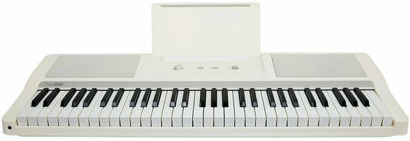 Para editar grosor Organo The ONE The ONE Light Keyboard - White Gold Teclado con respuesta táctil -  Muziker