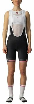 Cykelshorts och byxor Castelli Giro Velocissima Bibshort Nero/Rosa Giro L Cykelshorts och byxor - 1