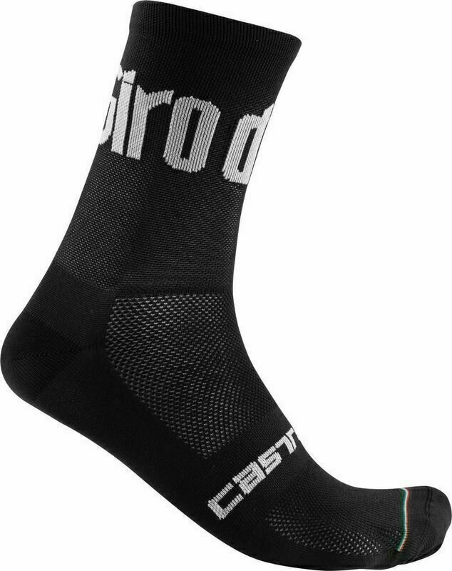 Kolesarske nogavice Castelli Giro 13 Sock Black S/M Kolesarske nogavice