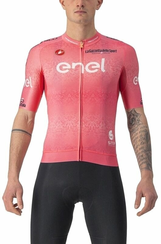 Mez kerékpározáshoz Castelli Giro105 Race Jersey Dzsörzi Rosa Giro XS