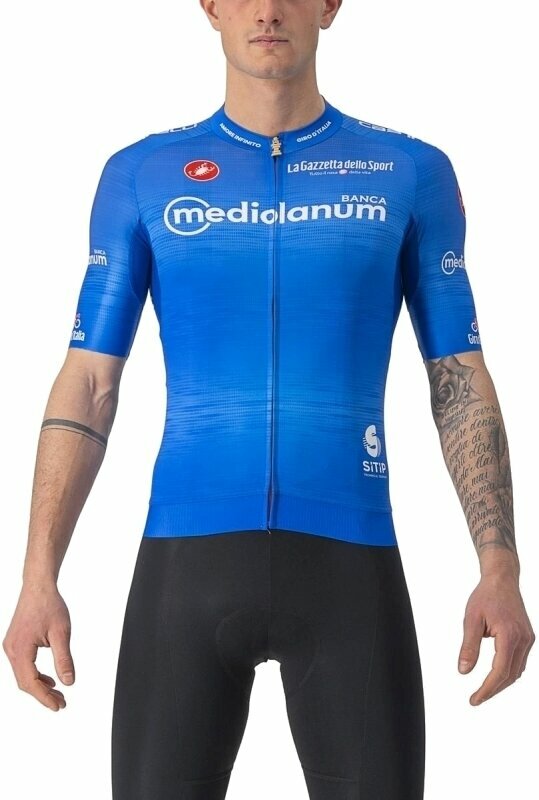 Облекло Castelli Giro105 Race Jersey Azzurro S