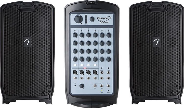 Batterij-PA-systeem Fender Passport 300 PRO Portable PA System