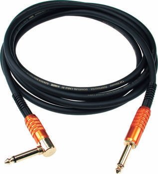 Инструментален кабел Klotz TM-R0600 T.M. Stevens FunkMaster Черeн 6 m Директен - Ъглов - 1