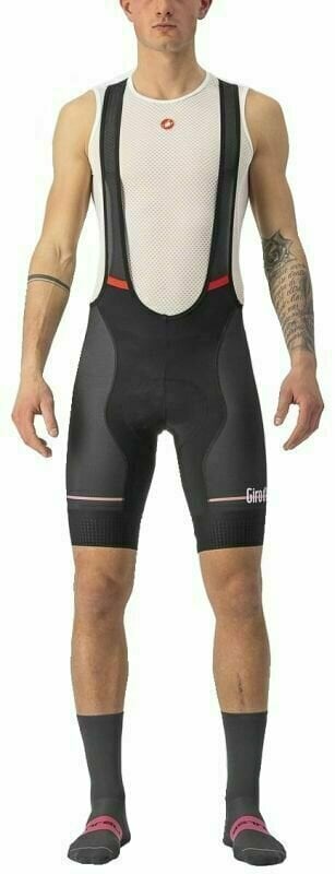 Calções e calças de ciclismo Castelli Giro Competizione Bibshort Nero XL Calções e calças de ciclismo