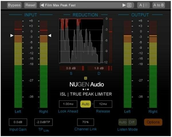 Updaty & Upgrady Nugen Audio ISL 2ST w DSP (Extension) (Digitální produkt)