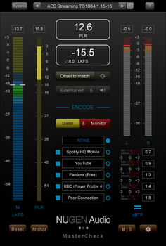 Mastering software Nugen Audio MasterCheck (Prodotto digitale) - 1