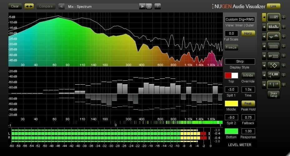 Студио софтуер Plug-In ефект Nugen Audio Visualizer (Дигитален продукт)