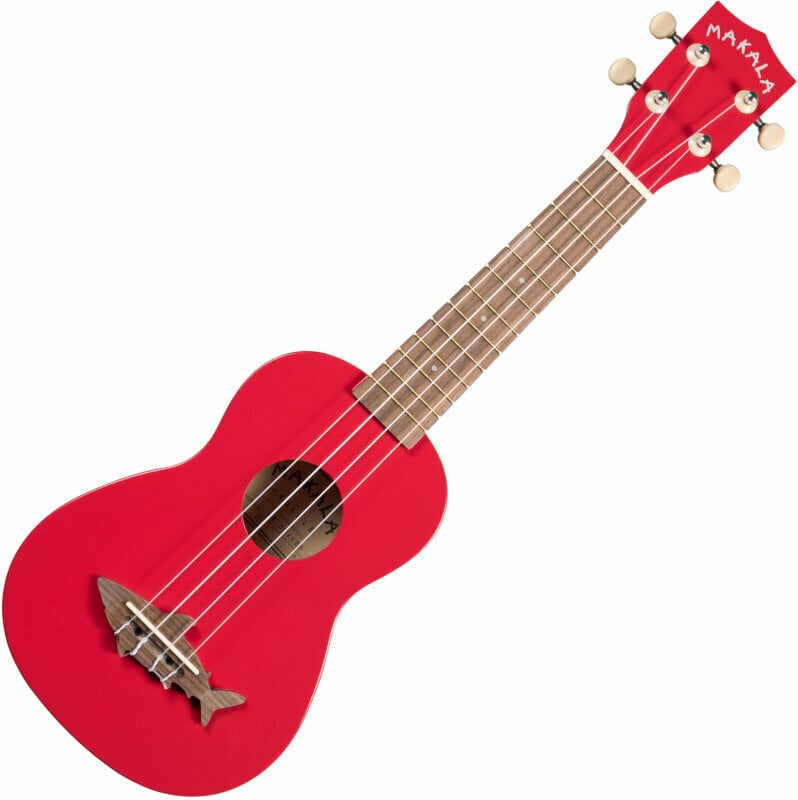 Soprano ukulele Kala Makala Shark MK-SS-RED Soprano ukulele Rdeča
