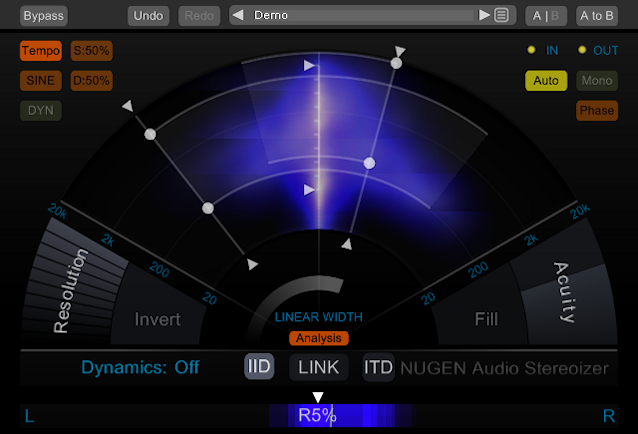 Logiciel de studio Plugins d'effets Nugen Audio Stereoizer (Produit numérique)