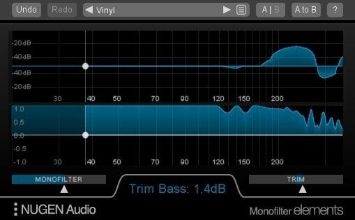 Tonstudio-Software Plug-In Effekt Nugen Audio Monofilter Elements (Digitales Produkt)