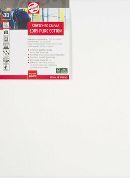 Maalauskangas Talens Maalauskangas Canvas Stretched Cotton 3D White 30 x 40 cm 1 kpl - 1