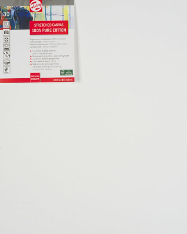 Peinture Toile Talens Peinture Toile Canvas Stretched Cotton 3D White 40 x 50 cm 1 pc