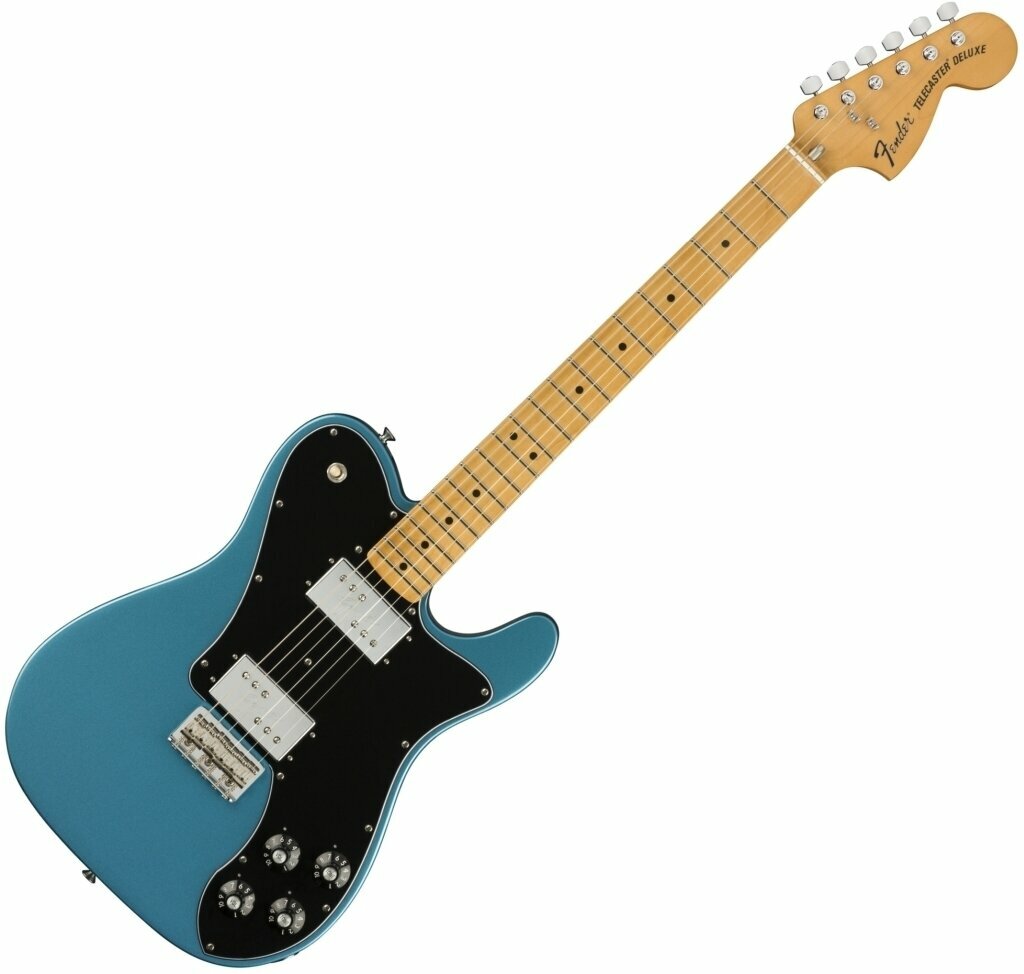 Electric guitar Fender Vintera 70s Telecaster Deluxe MN Lake Placid Blue