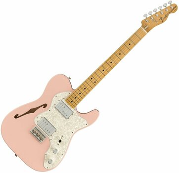 Electric guitar Fender Vintera 70s Telecaster Thinline Shell Pink - 1