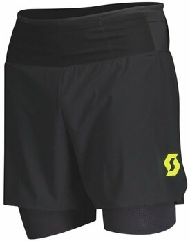 Scott Hybrid Shorts RC Run Black Yellow 2XL Running shorts Muziker