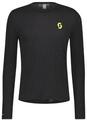 Scott RC Run LS Mens Shirt Black/Yellow XL Ανδρικές Μπλούζες Τρεξίματος Μακρυμάνικες