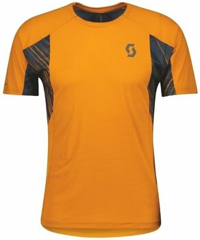Løbe t-shirt med korte ærmer Scott Trail Run SS Mens Shirt Copper Orange/Midnight Blue L Løbe t-shirt med korte ærmer - 1