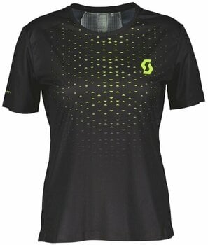 Løbe t-shirt med korte ærmer Scott RC Run SS Womens Shirt Black/Yellow XS Løbe t-shirt med korte ærmer - 1