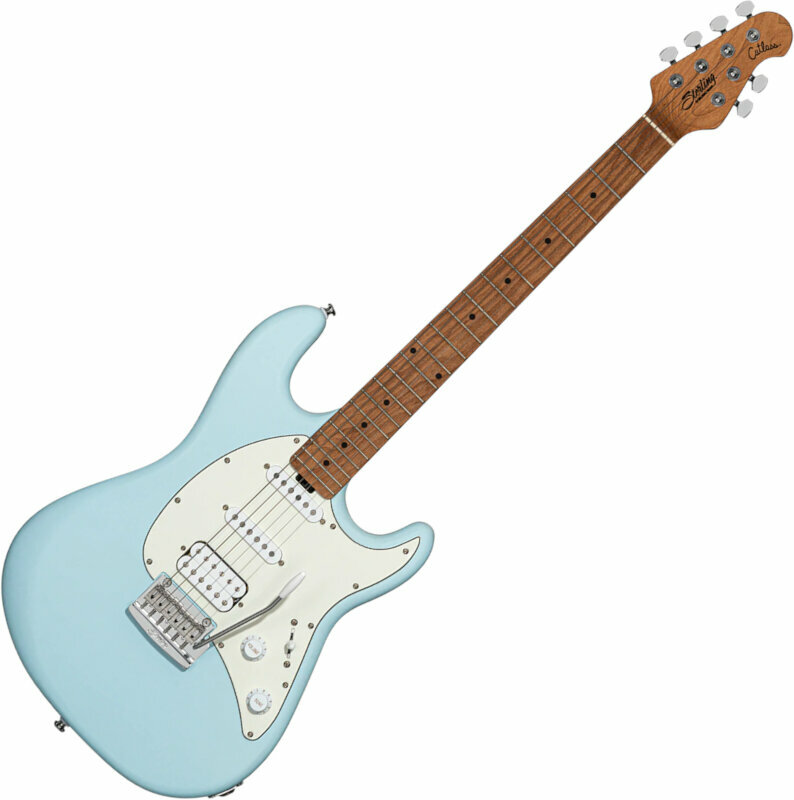 Electric guitar Sterling by MusicMan CT50HSS Daphne Blue Satin