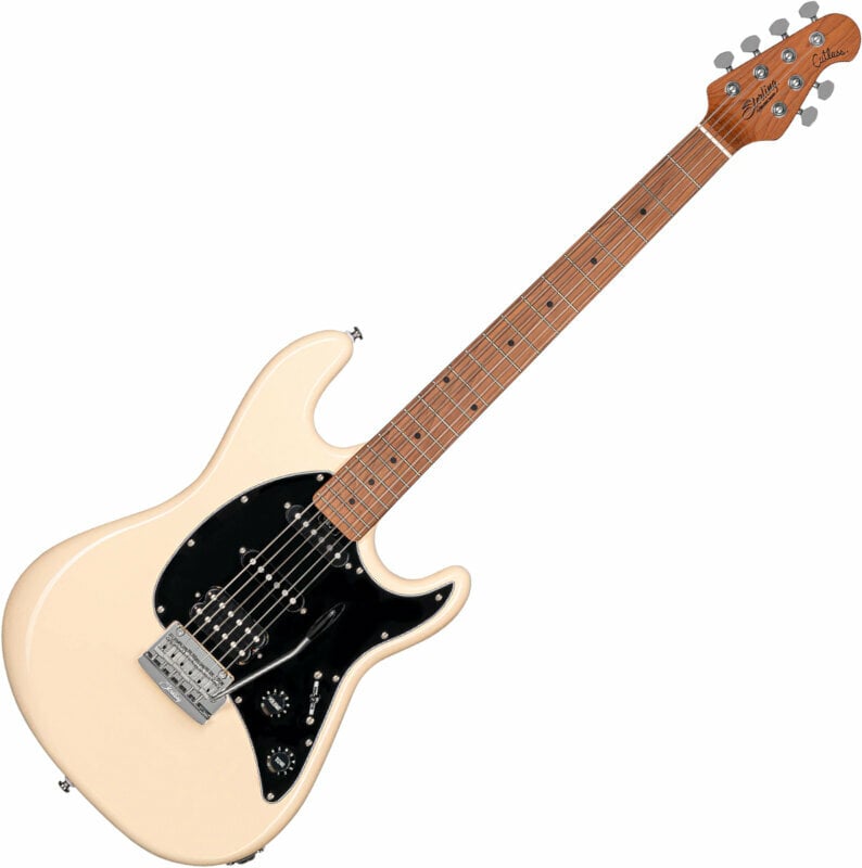 Elektrische gitaar Sterling by MusicMan CT50HSS Vintage Cream (Zo goed als nieuw)