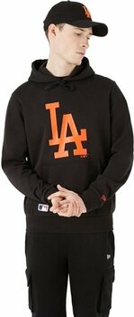 Hoodie Los Angeles Dodgers MLB Seasonal Team Logo Black/Orange S Hoodie - 1