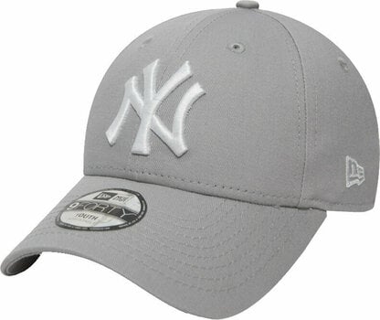 Boné New York Yankees 9Forty K MLB League Basic Grey/White Youth Boné - 1