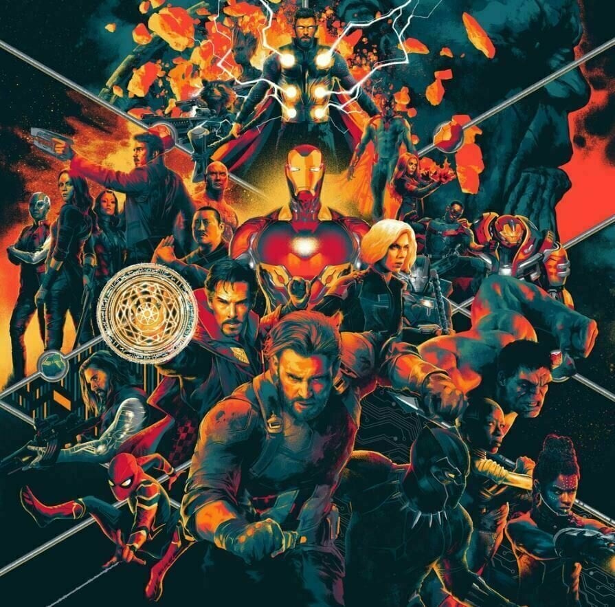 Vinyl Record Alan Silvestri - Avengers: Infinity War (Red/Orange/Yellow Coloured) (3 LP)