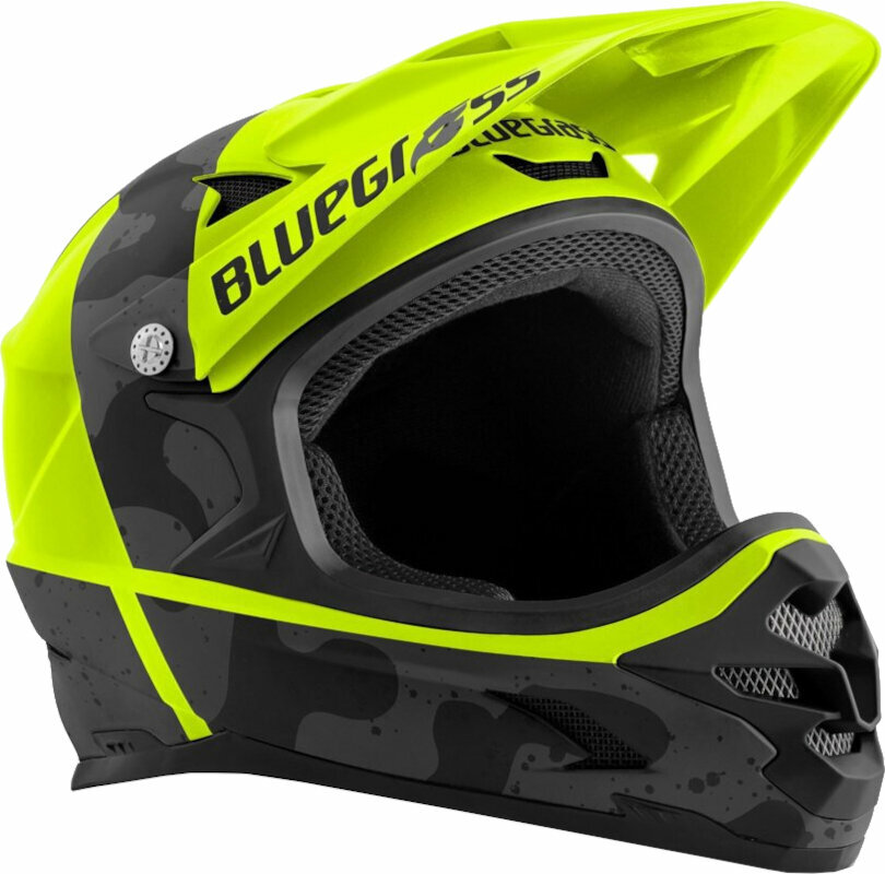 Bike Helmet Bluegrass Intox Reflex Yellow/Black Matt L Bike Helmet
