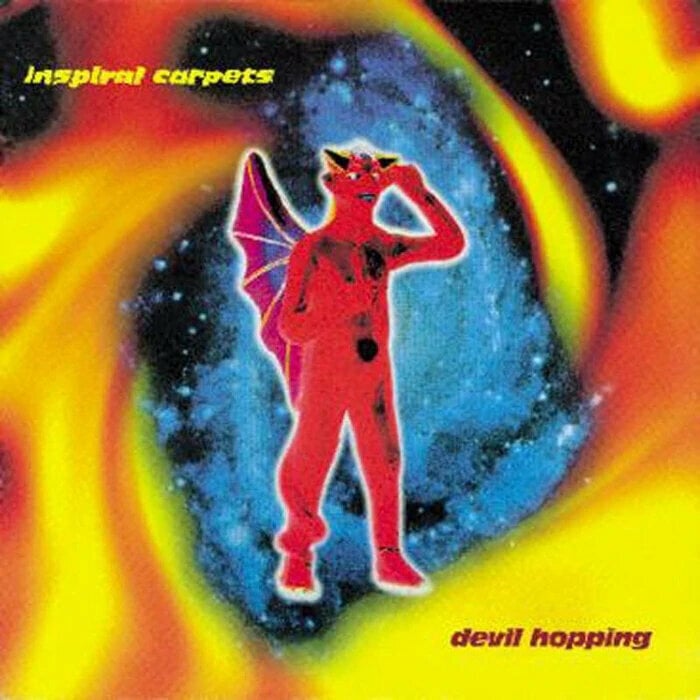 Vinyylilevy Inspiral Carpets - Devil Hopping (Limited Edition) (Red Vinyl) (LP)