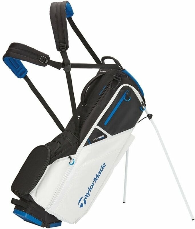 TaylorMade Flextech Waterproof White/Black/Blue Geanta pentru golf