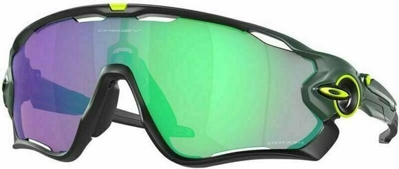 Óculos de ciclismo Oakley Jawbreaker 92906831 Matte Hunter Green/Prizm Road Jade Óculos de ciclismo - 1