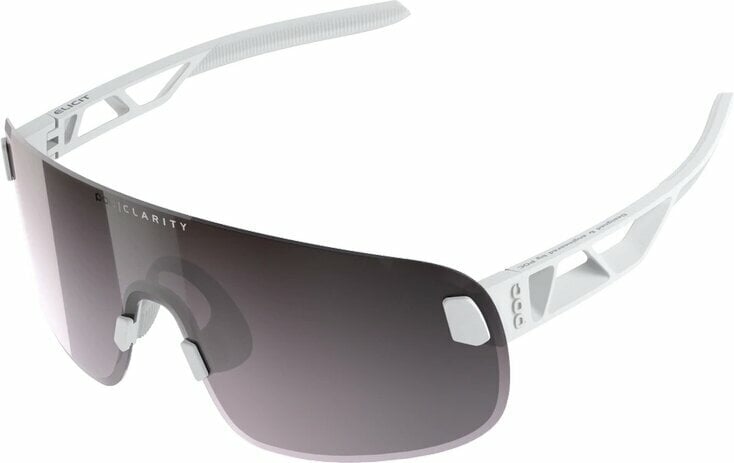 Cycling Glasses POC Elicit Hydrogen White/Violet Silver Mirror Cycling Glasses