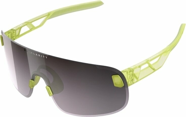 Óculos de ciclismo POC Elicit Lemon Calcite Translucent/Violet Silver Mirror Óculos de ciclismo